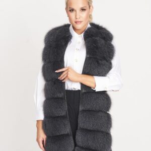 Kamizelka damska z lisa K-12