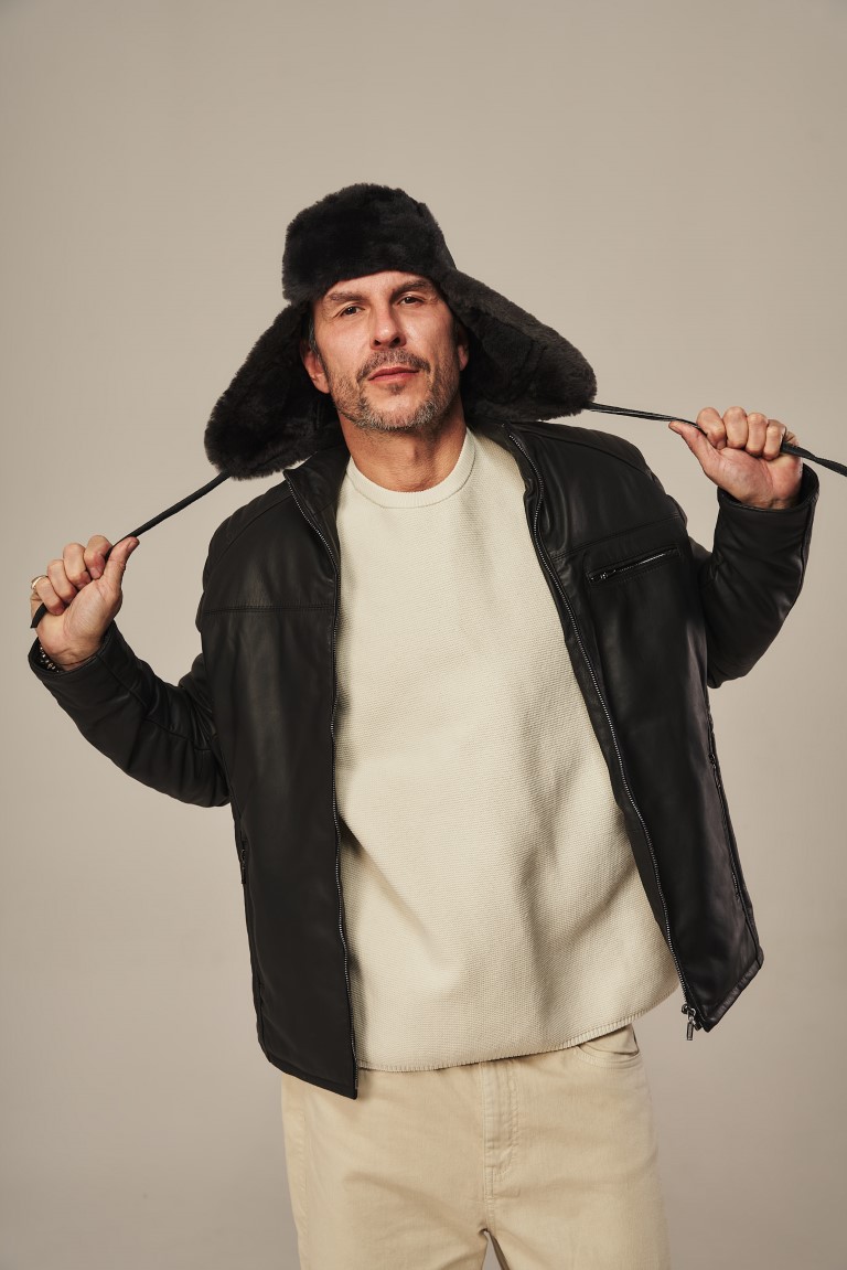 Czapka skórzana C-13 - obrazek 2