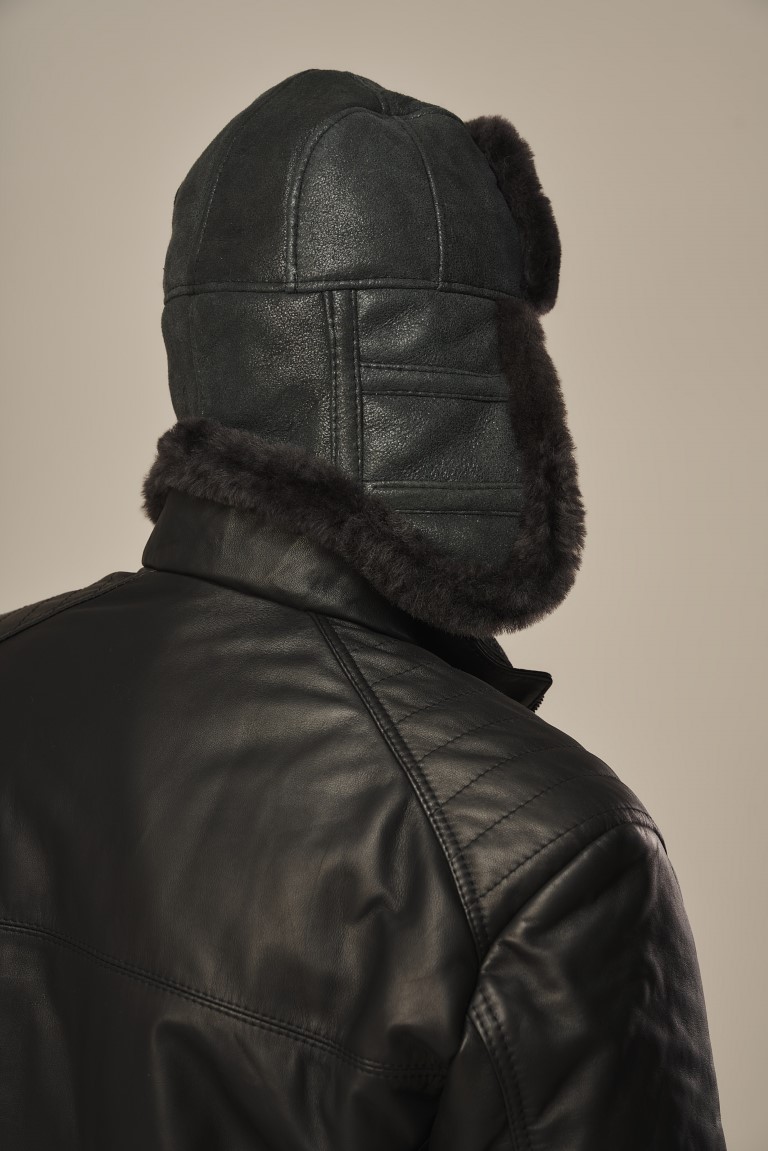 Czapka skórzana C-13 - obrazek 4